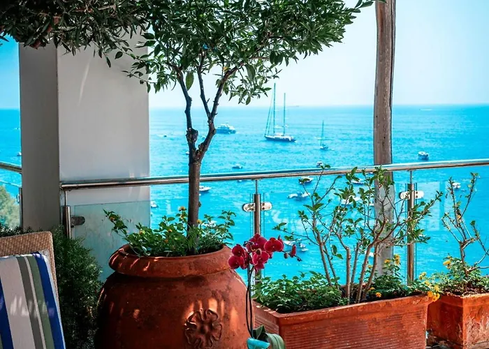 Luxury Suite With Stunning Sea View In Positano *